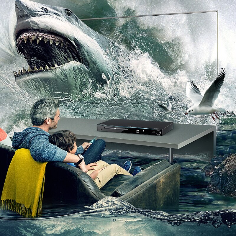 YWJJX 220V SA211 Home Dvd Player VCD 11W~19W Player Cd HD Children Movie Evd Put Disc Game Disc Reading Machine