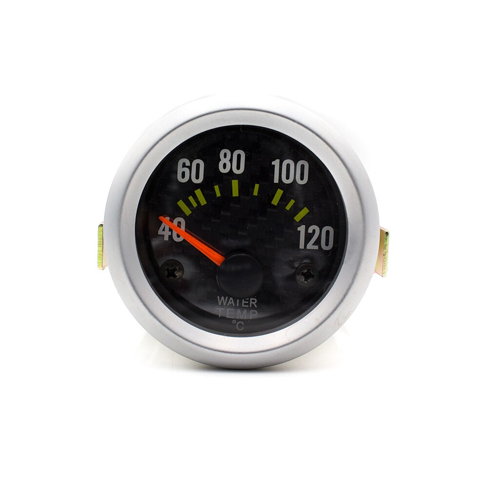 2" 52mm 12V Auto Water Temp Gauge 40~120 ℃ Blue Or White LED Light Temperature Meter With Temp Sensor For 4 6 8 Cylinder: MULTI