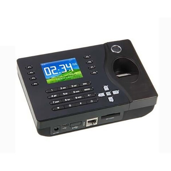 -Biometric Fingerprint Attendance Machine 2.4 Inch Usb Fingerprint Scanner Time Clocker Tcp/Ip Employee Recorder Eu Plug