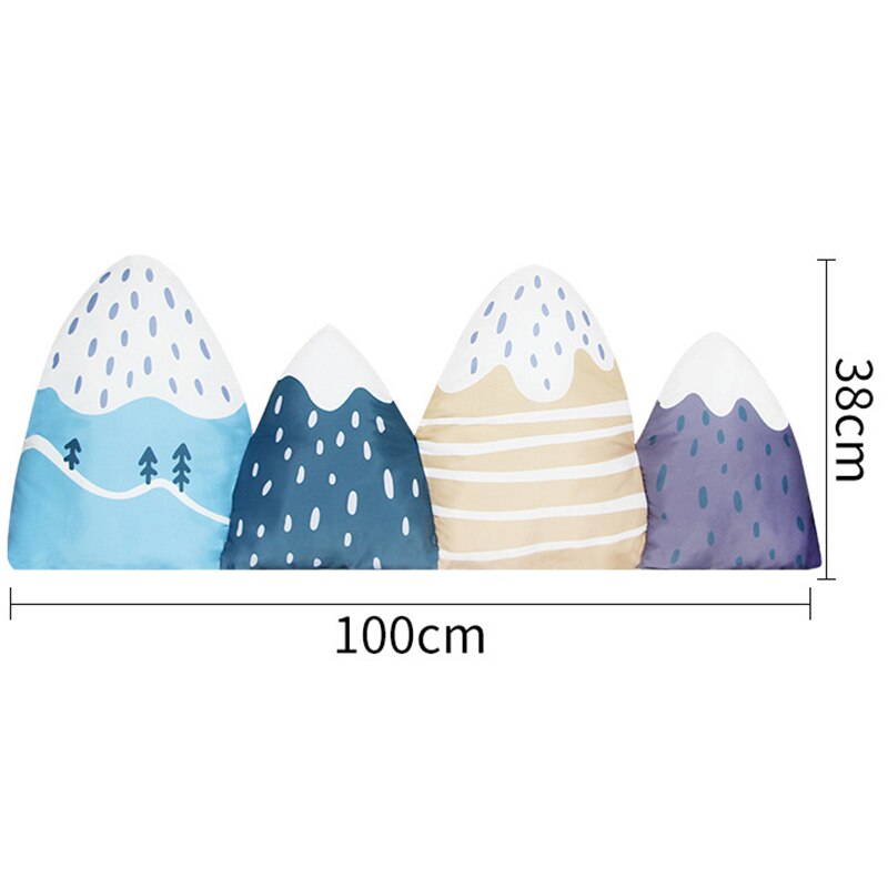 INS Baby Bed Bumper Nordic Kids Room Decor House Sides In The Crib For Newborns Cradle Protector Infant Cushion Home Decor: Style B2