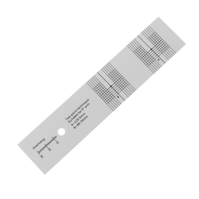 Calibrador de distancia de calibración de pastilla, medidor de distancia, registro LP, tocadiscos de vinilo, fonógrafo, cartucho, Stylus, ajuste de alineación