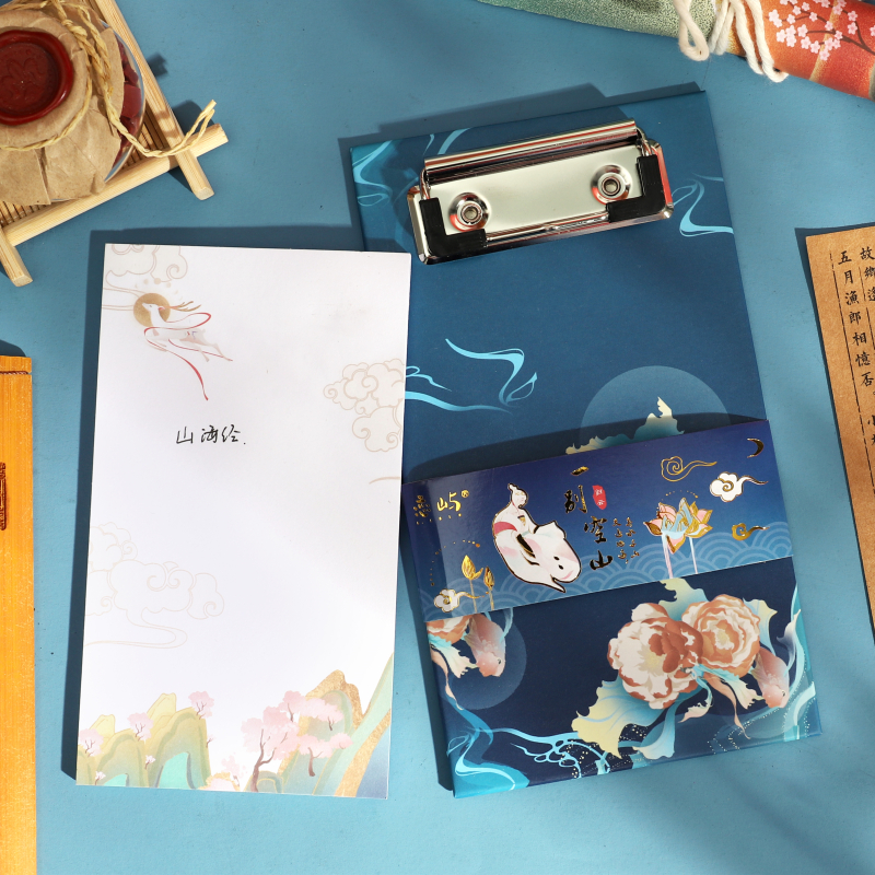 Clipboard Note Paper Retro Board Clip Memo Paper Folder Pads Writing Clamp Document Filing Products Stationery Office Supplies