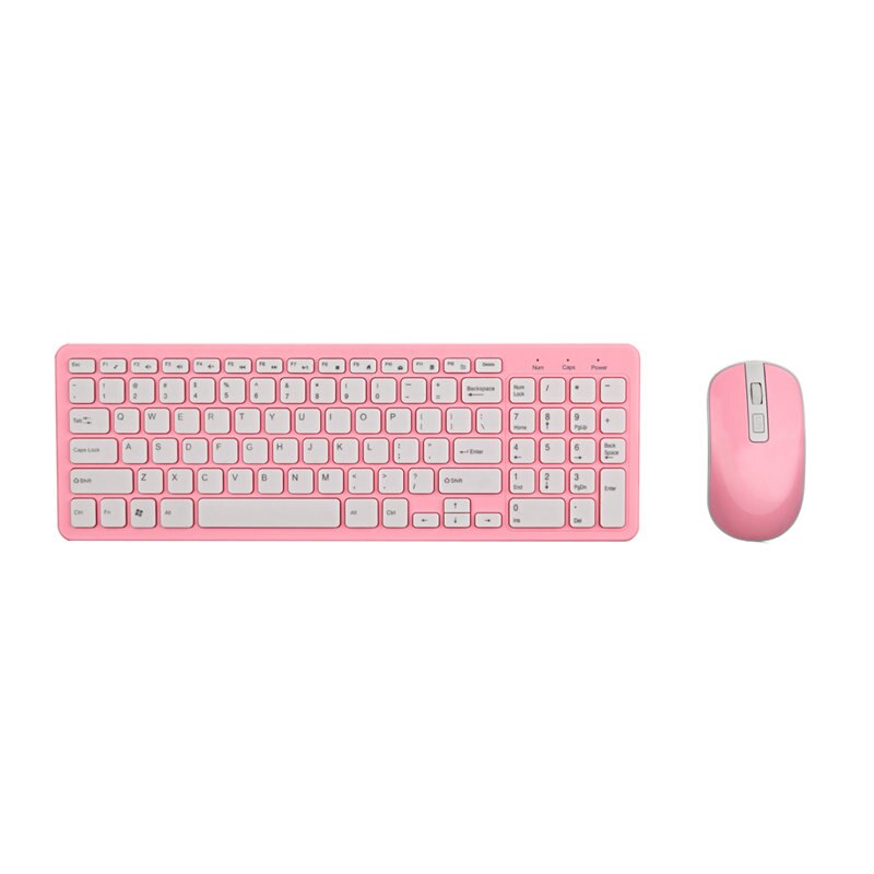 2,4G Optische Drahtlose Tastatur Maus Bausatz Drahtlose Maus Usb Empfänger Combo Für Macbook Pc Laptop Tragbare Ultra Dünne Büro su