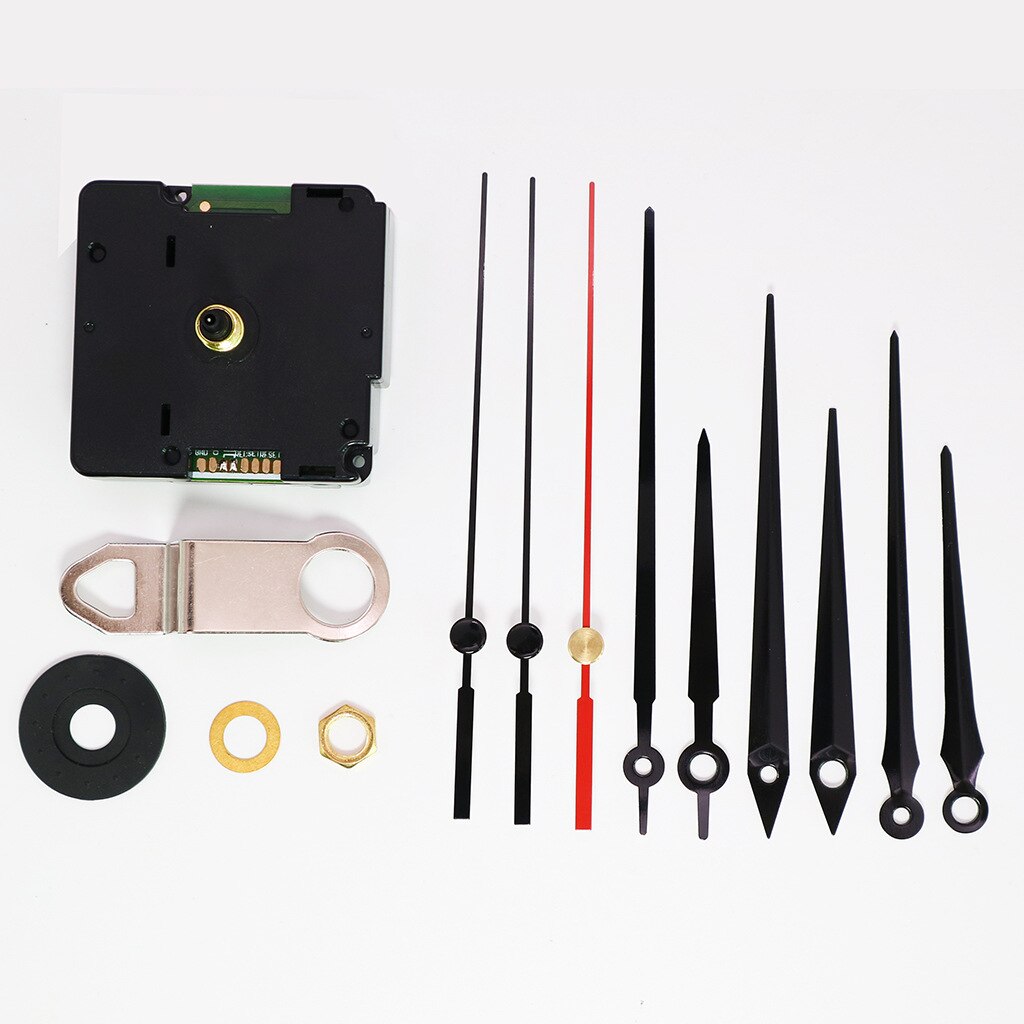 Nuova germania DCF segnale orologio movimento kit fai da te atomico radiocontrollato per accessori di ricambio orologio da parete europa con gancio: nero ABC
