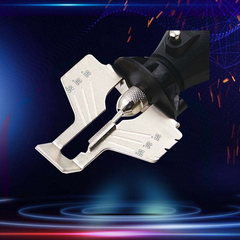 Afilador de sierra de trabajo, herramienta de molienda de diente de sierra para taladro, accesorio de afilado, accesorios de cadena de molienda eléctrica de