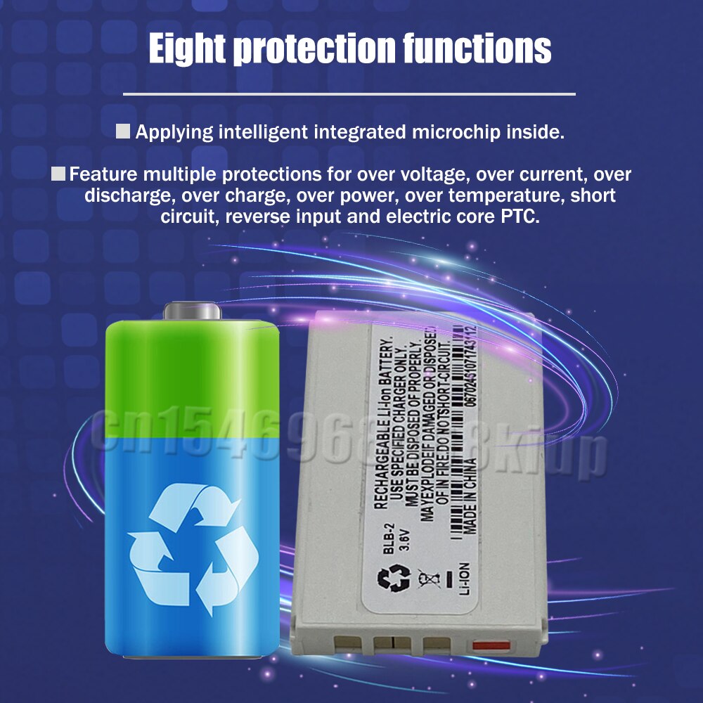 1-20PCS BLB-2 BLB 2 BLB2 Replacement Li-ion Phone Battery For Nokia 8210 8250 8850 8910 8310 5210 6500 6590 6510 3610 8270 8910i