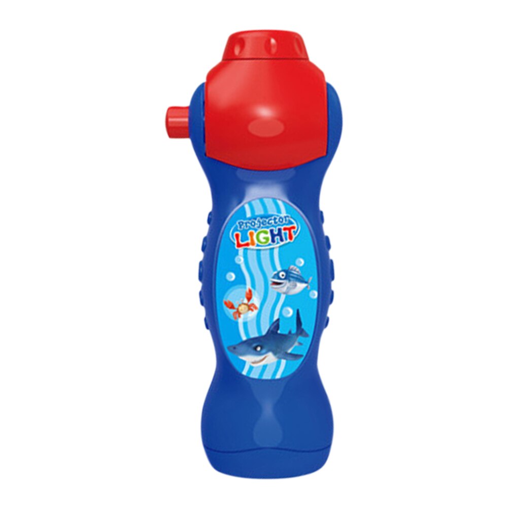 Drôle enfants bande dessinée lampe Projection lampe de poche jouets éducatifs Puzzle heure du coucher jouets amusants projecteur voir les Images lampe de Projection: Shark