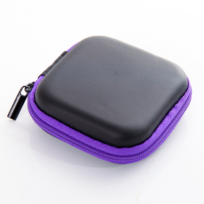 Electronic Digital Organizer Bag Mobile Phone Data Cable Charger Accessories Box Portable Headset Bag Solid Color Tote Case: B-2