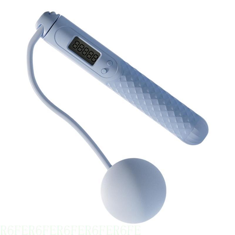 R6FE Ropeless Jump Rope Digital Jump Rope With Counter Indoor Jumping Rope Equipment for Women Men Adult Kids