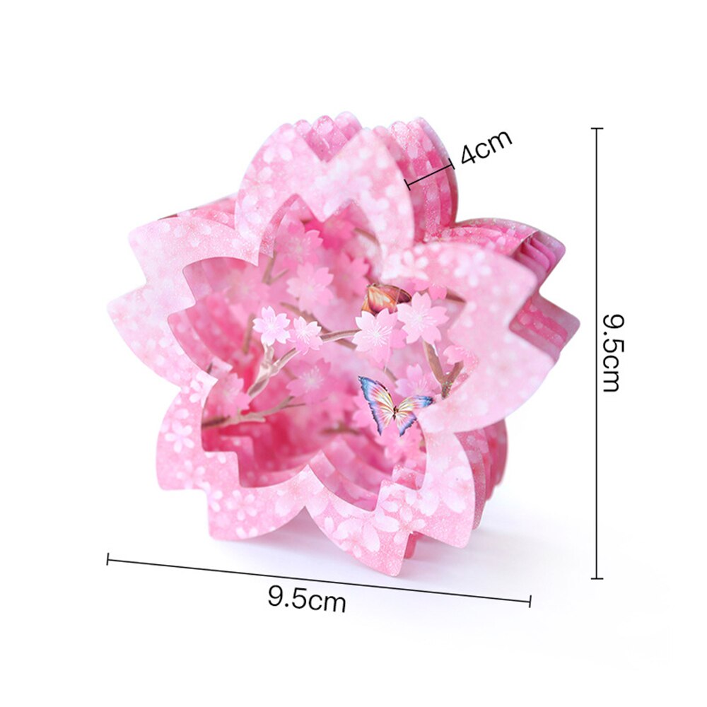 Three-dimensional 3D Mother's Day Greeting Invitation Cards Thanksgiving Flowers Greeting Card Happy Birthday