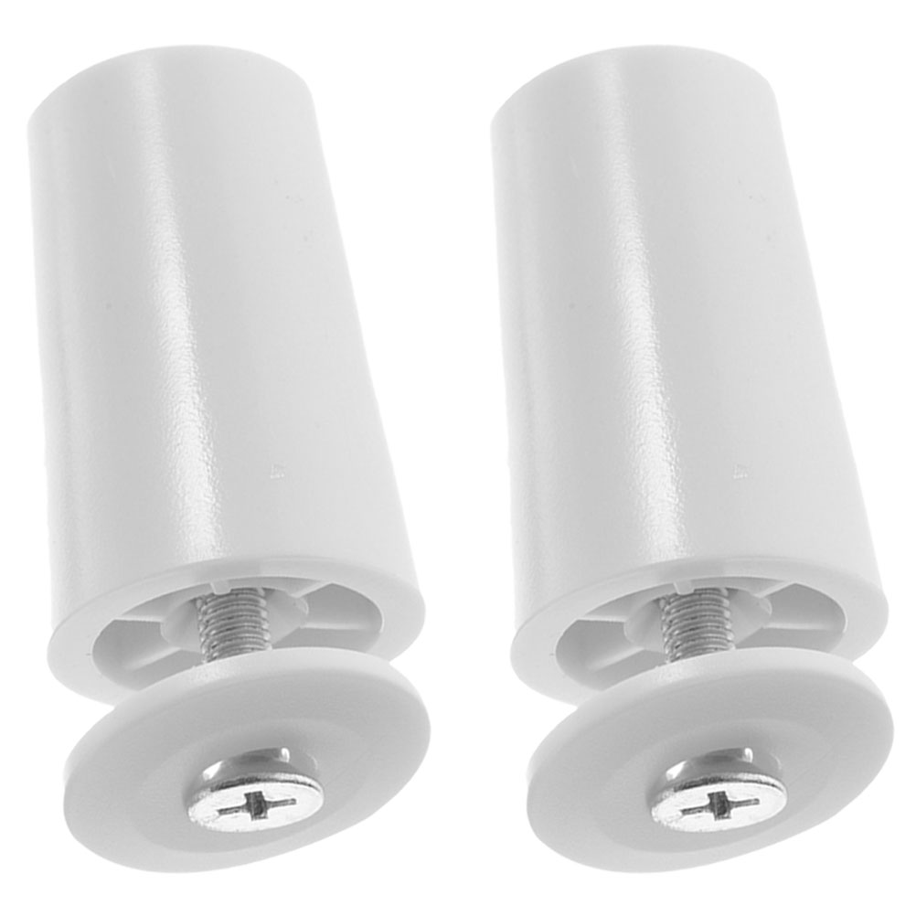 2 Stuks Witte Blind Stoppers Gordijnen Begrenzers Sluiter Reparatie Onderdelen Rolgordijnen Accessoires Venster Shades Fittings Plastic
