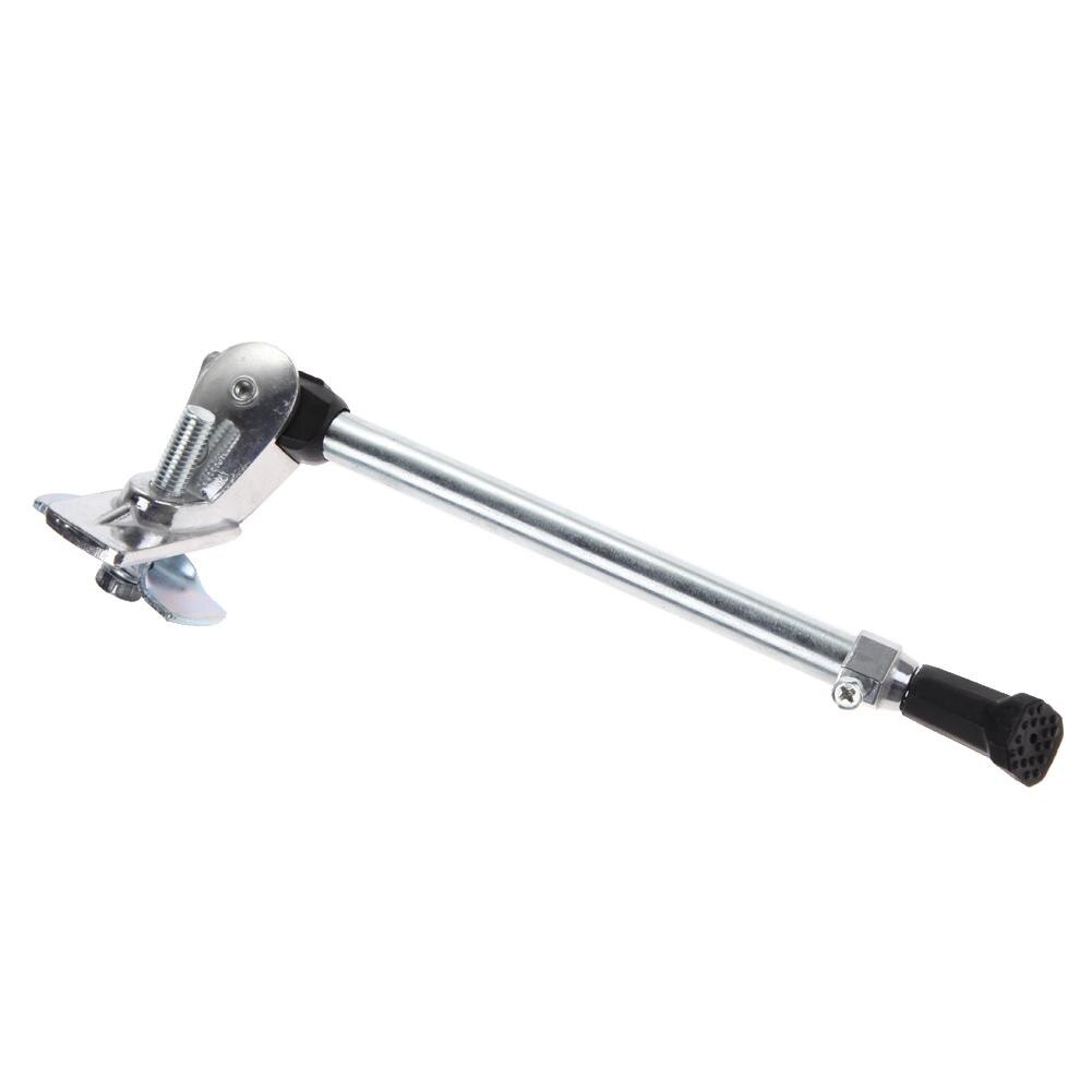 Mtb Bike Cycling Parking Kick Zware Fiets Fietsen Kick Stand Verstelbare Rubberen Voet Frame Fietsen Onderdelen Accessoires: Silver