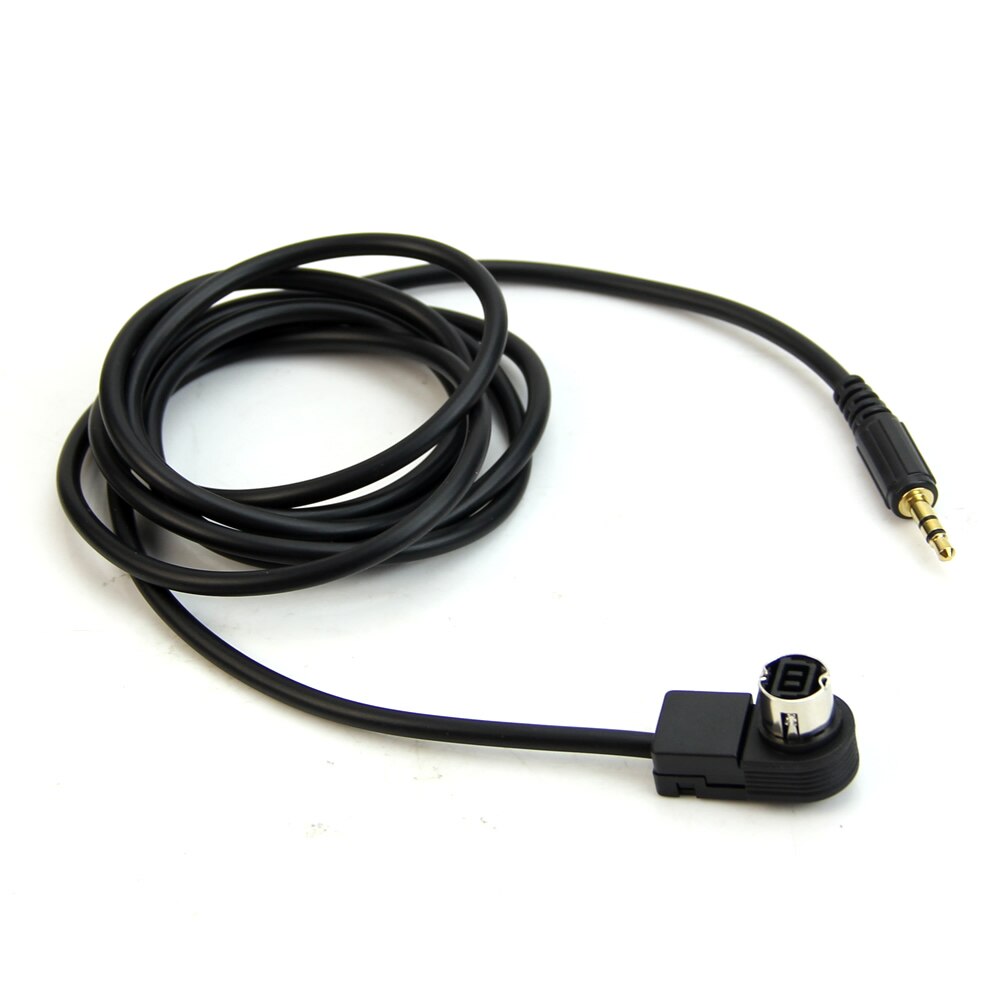 3.5Mm Auto Aux Input Kabel Mini Plug Jack Voor Alpine AI-NET Iphone MP3 Sierlijke E7CA
