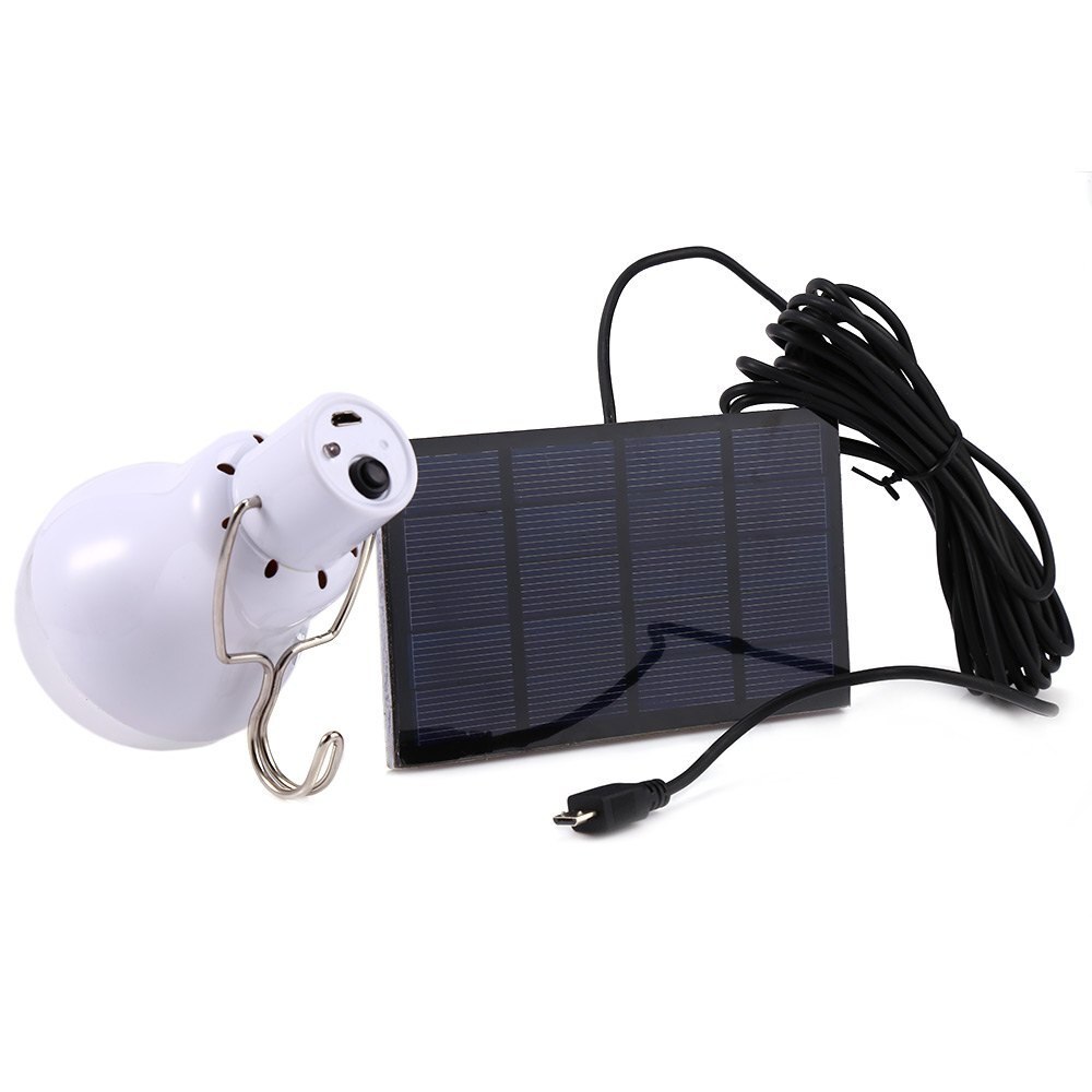 Solar LED Oplaadbare Lamp Thuis Draagbare Outdoor Verlichting Draagbare Kamp Tent Mobiele Camping Emergency Lamp