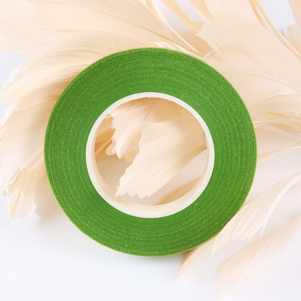 Hele rol effen satijnen lint, satijnen linten, zelfklevend, boeket, bloemen, stengeltape, feest, bruiloft, decoratie, knutselen: 8