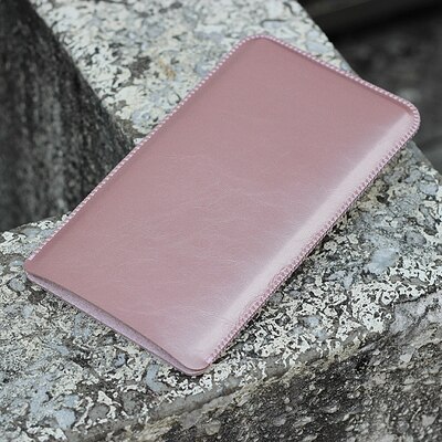 Uniwersalny futerał prosty skórzany pokrowiec retro prosta etui na Z mi fioletowy mi power bank etui 20000mah 10000mah: 20000mah / Rose gold 1 layer