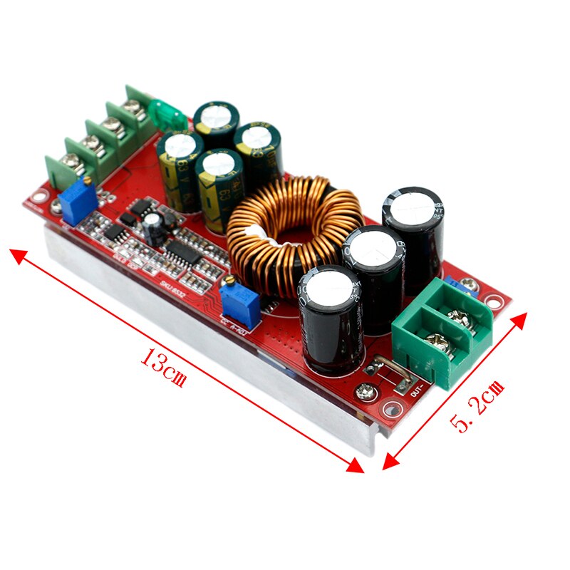 DC-DC Converter 20A 1200W Step Up Step Down Buck Boost Module 8-60V To 12-83V