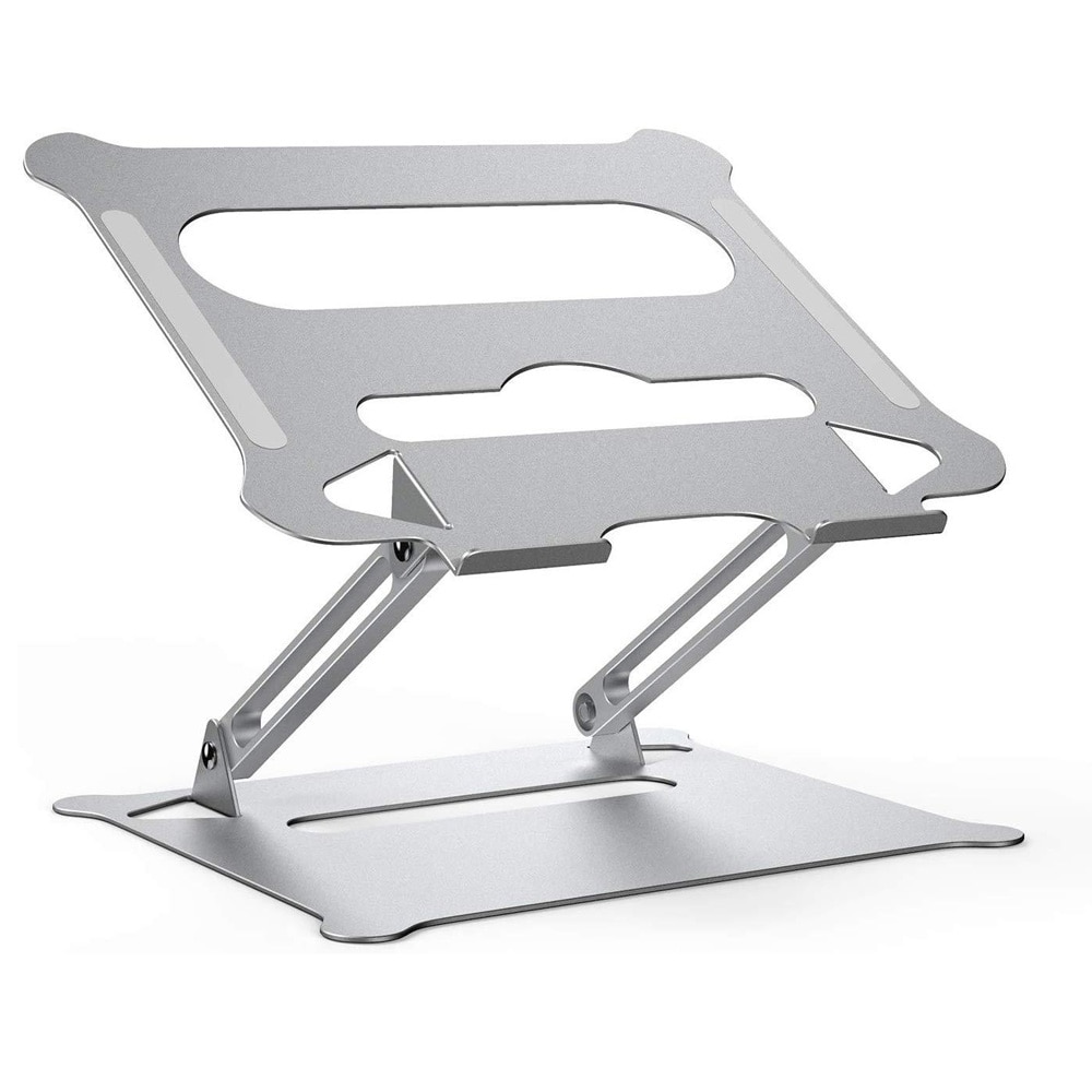 Laptop Stand Zilver Aluminium Office Laptop Lift Stand Opvouwbare Draagbare Laptop Stand Radiator Stand Geschikt Voor 11 Te 17 Inc