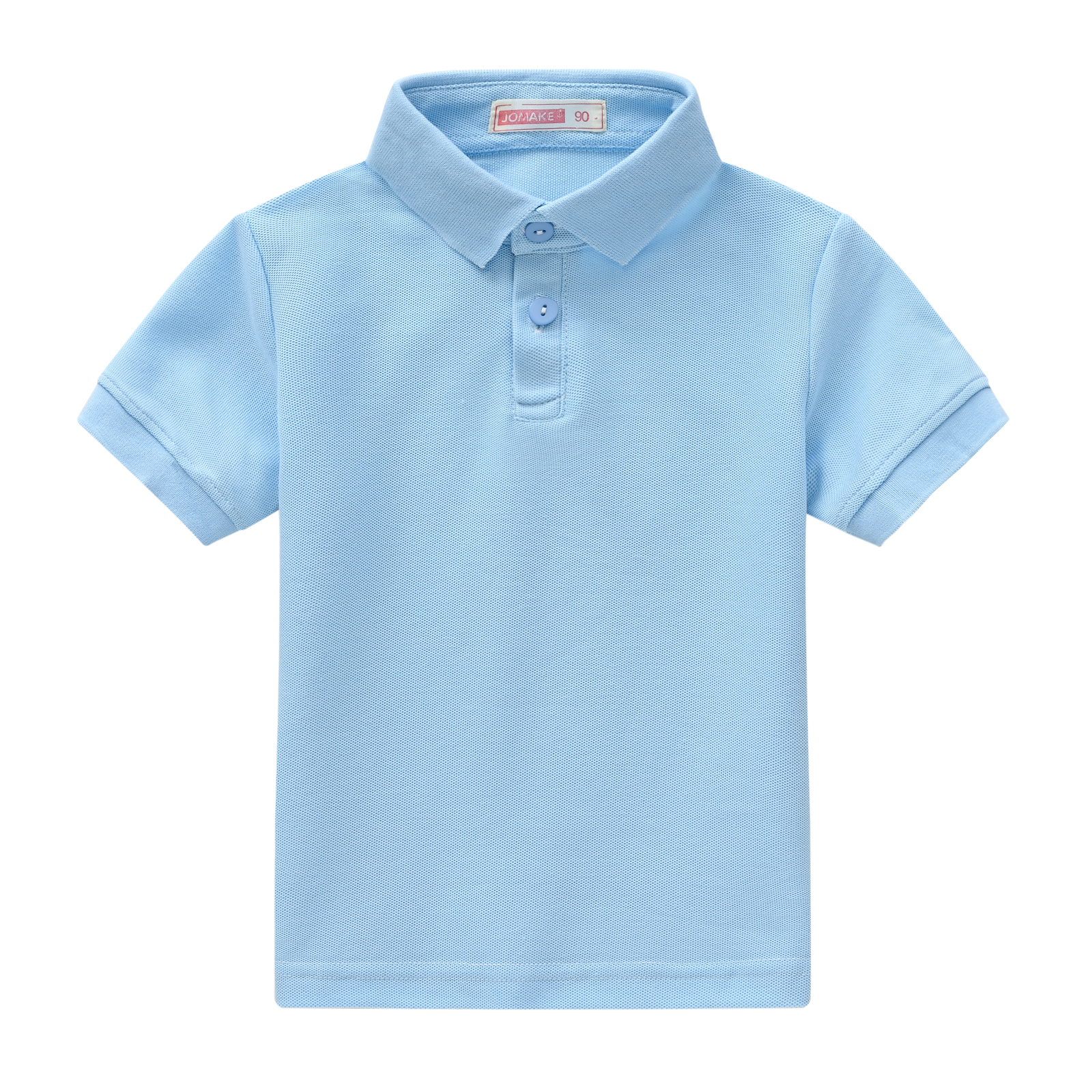 POLO informal de clásico para niños, ropa ligeramente elástica para primavera y verano, interiores y exteriores: Azul cielo / 10 años