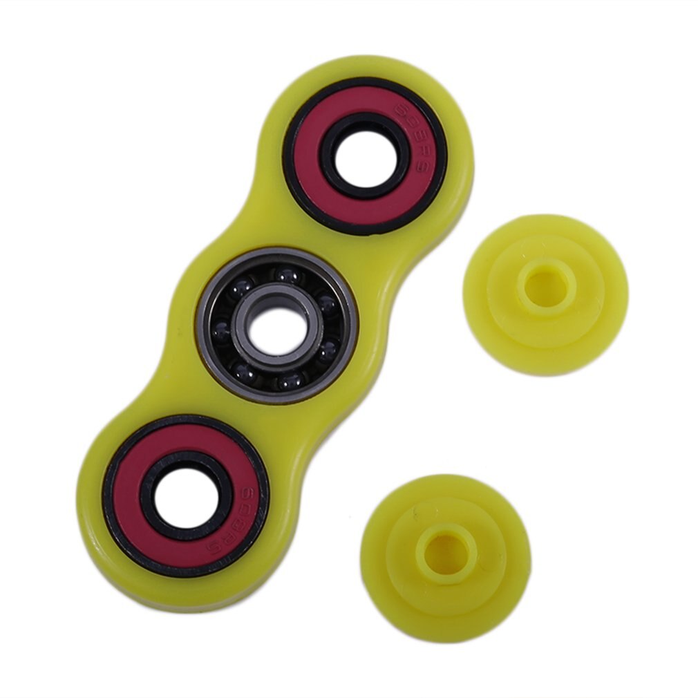 New Hot Liscia Contorno Tre Fori Del Nitruro Di Silicio Cuscinetto Lungo Tempo Ridurre Lo Stress Dito della Mano Spinner Giocattolo Regalo Per I Bambini