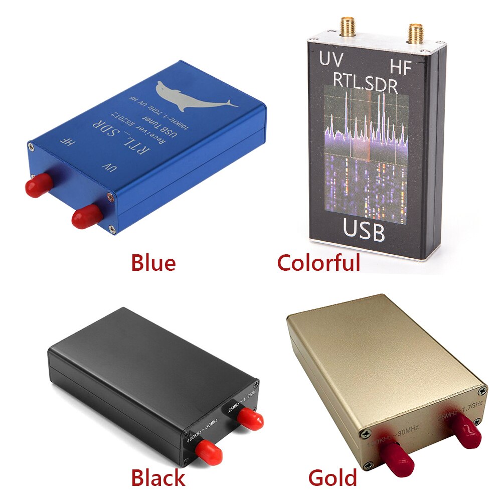 Draagbare Radio Rtl Sdr Usb Tuner Ontvanger RTL2832U + R820T2 100Khz-1.7Ghz Uhf Vhf Hf Rtl. Sdr Usb Blauw Tuner Ontvanger Kit