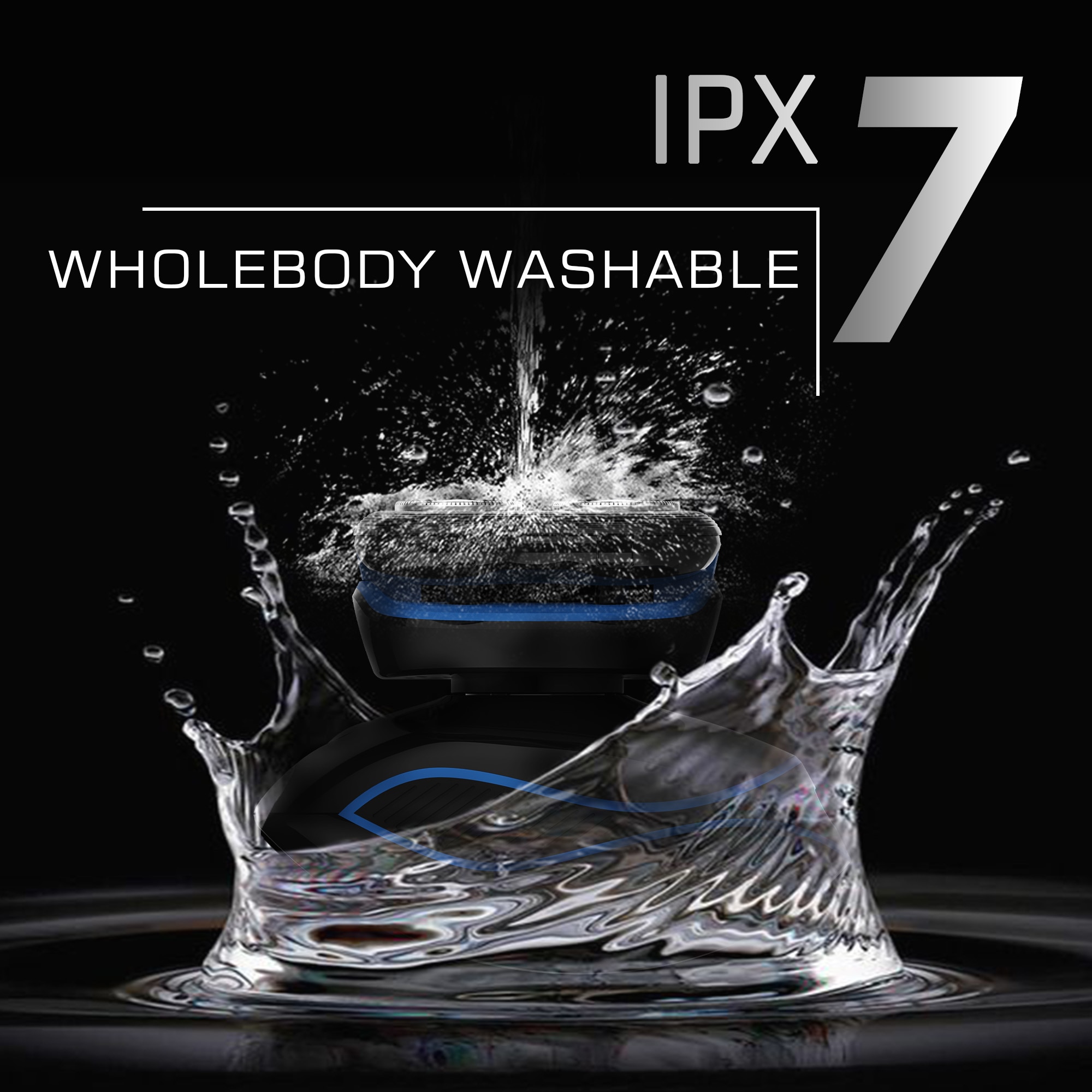 Men Head & Face Shaver Mini Trimmer Cordless Clipper Fast Rechargeable Rotary Bald Shaver Waterproof Barber Kit Phylnlis 8608