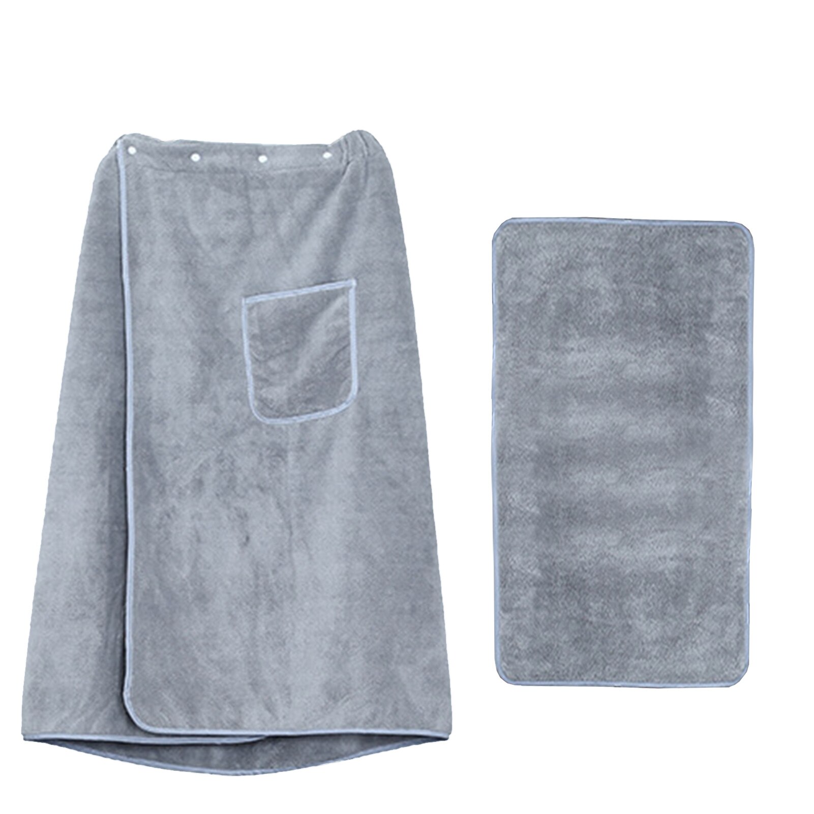 Men With Pocket Bath Wrap Adjustable Multifunction... – Grandado
