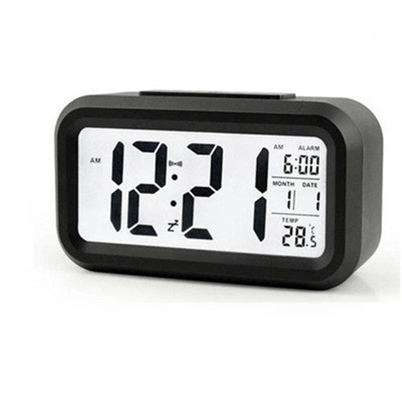 Digital Alarm Clock Led Electronic Digital Alarm Screen Desktop Clock For Home Office Desk Backlight Snooze Data Calendar