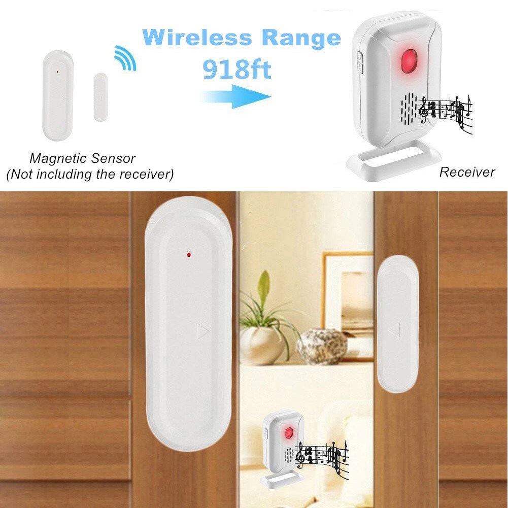 Home Guard Emergency Wireless Universal Door Sensor Magnetic Anti Theft Sensitive Hotel Security Part Alarm Window Contact