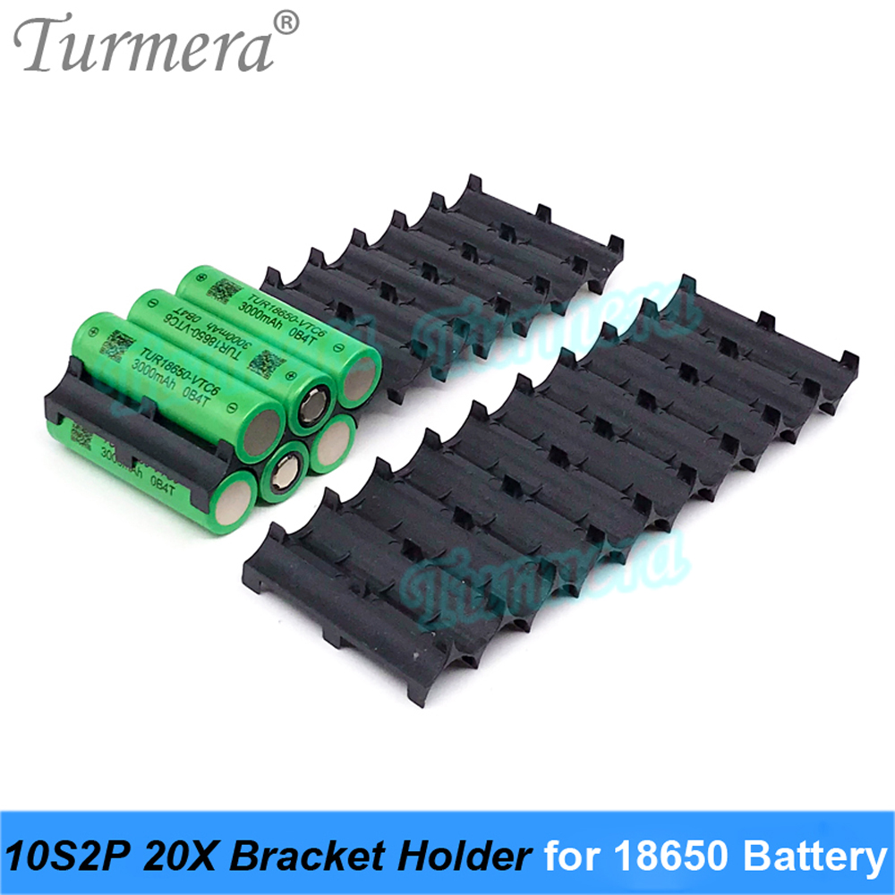 Turmera 18650 21700 support de batterie 10S 13S 2P support entretoise assembler pour 12V 36V 48V 72V vélo électrique ou batterie de scooter électrique utilisation