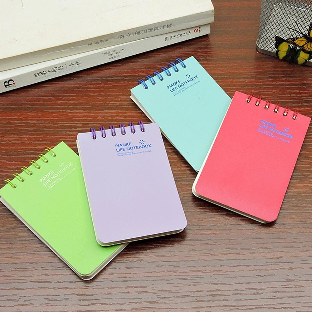 4 Color Random Small Fresh Pocket Book Notepad Notebook Stationery Student Book Korean Creatived Cute Z7M7