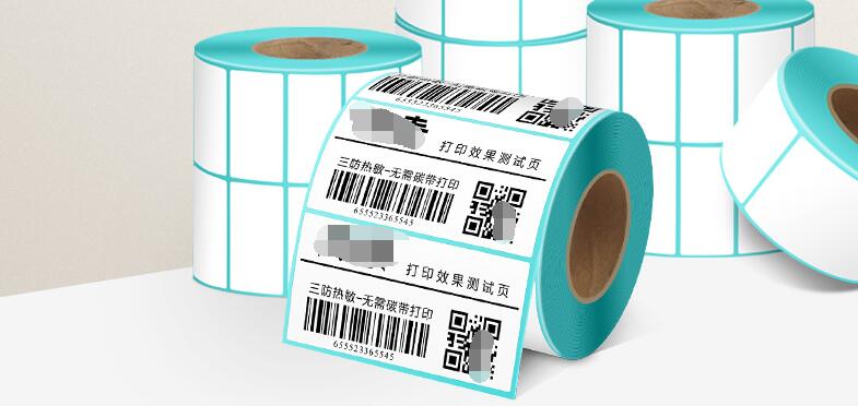 Thermal label paper sticker bar code computer cable lable