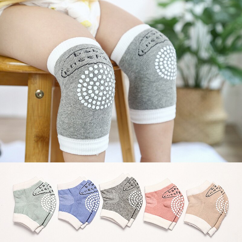 Coderas antideslizantes para niños pequeños, accesorios para bebés, rodilleras con sonrisa, Protector, rodillera de seguridad, calentador de piernas para niñas y niños