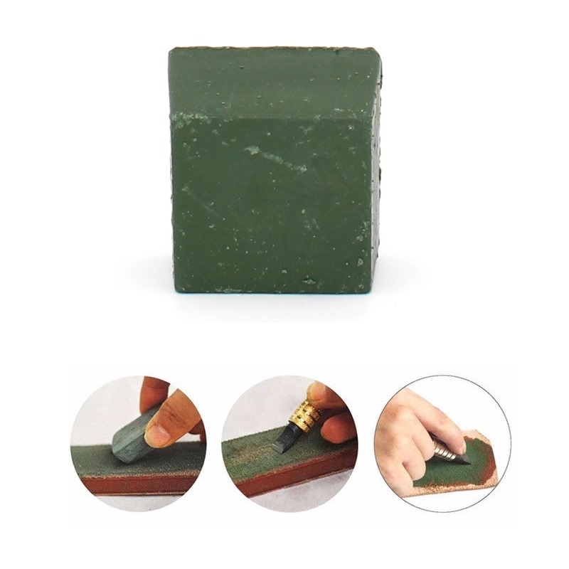 De cuero pulido impermeable herramienta Multi-Tamaño de madera maciza Leathercraft del borde pulidora para Borde de cuero de punta de herramienta pulidora