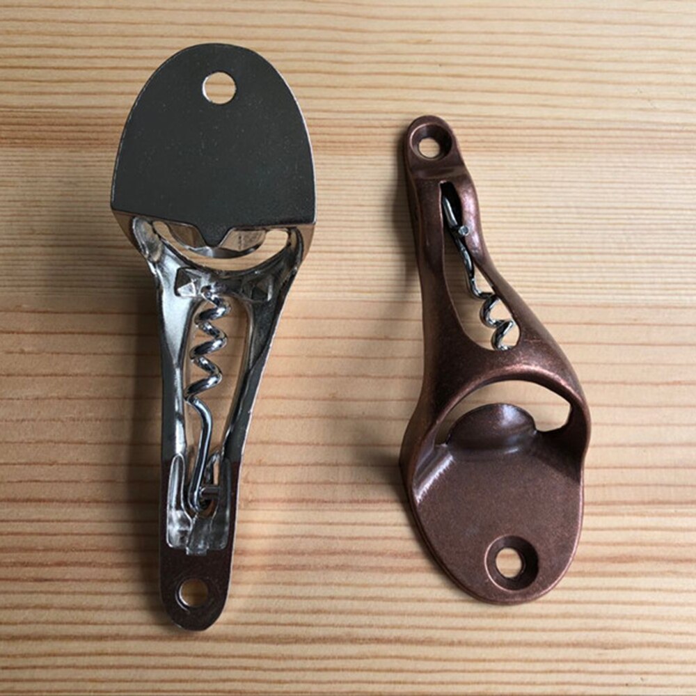 6.45*5.85cm flesopenerringen van puur koper, brons metaal, muurbevestigd bierflesdop, wijnflesdop, barkeukengereedschap