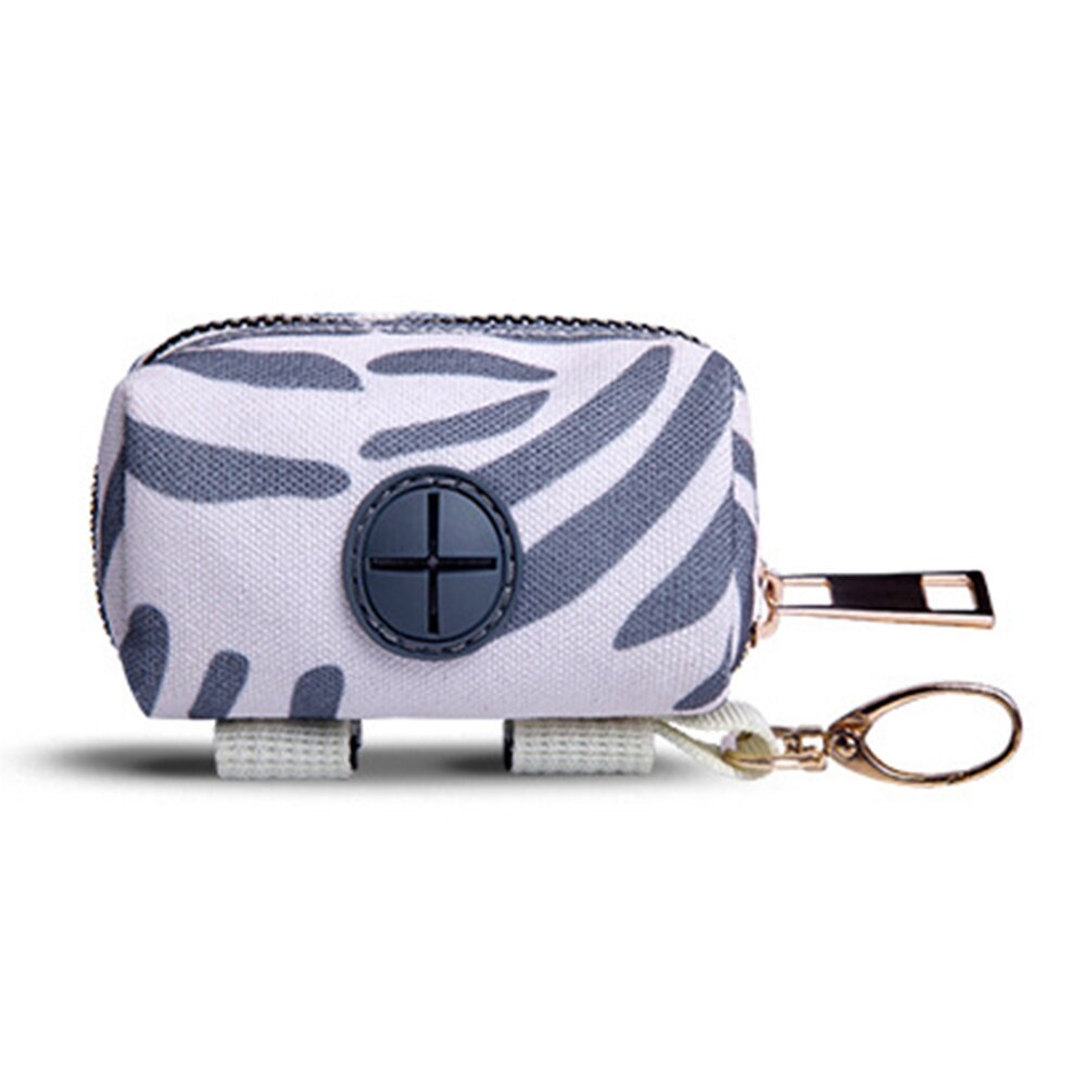 Pet Puppy Cat Pick Up Poop Bag Dispenser Portable Dog Poop Waste Bag Holder Outdoor Pets Supplies Garbage Bags Organizer: P