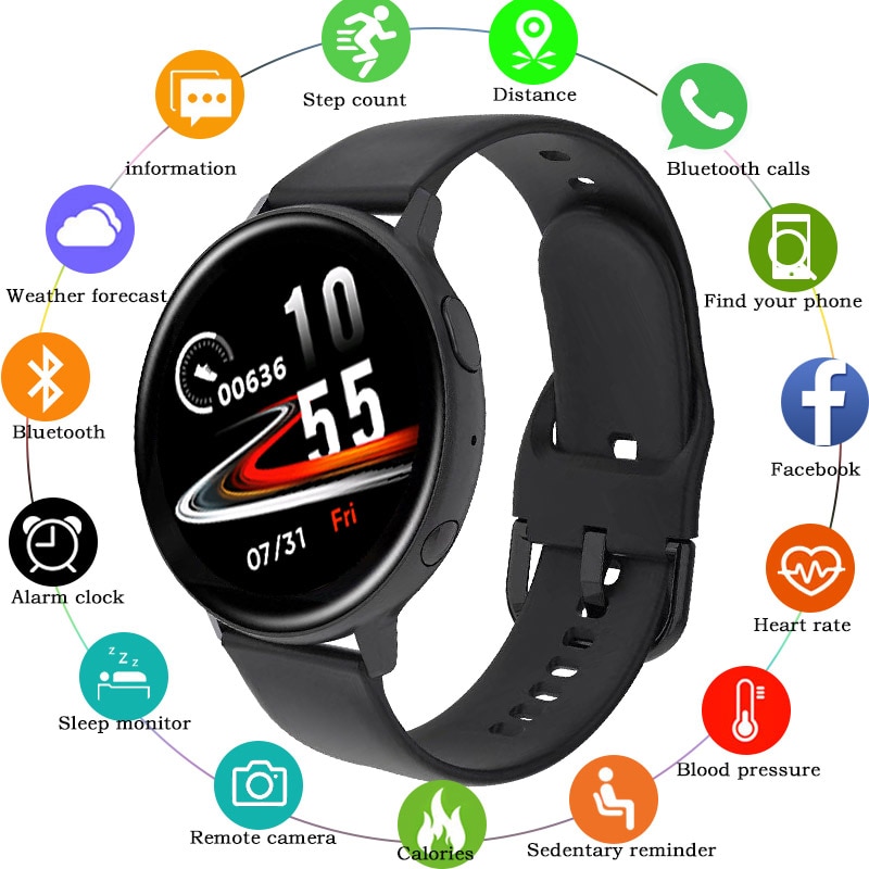 Bakeey Q16 Smart Watch bluetooth Call Full Touch Heart Rate Blood Pressure Monitor Music Playback Dual UI Menu Smartwatch Men