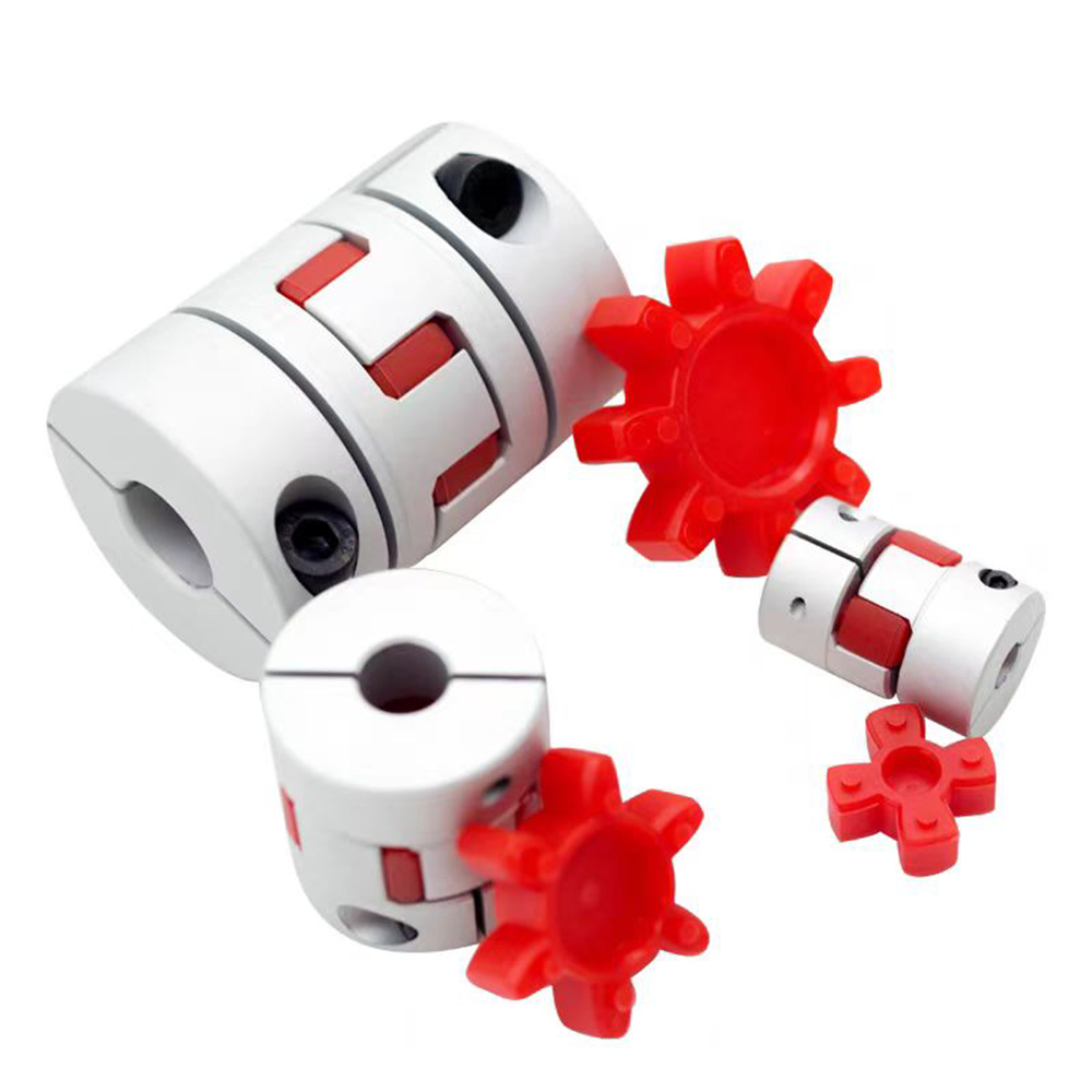 LM series Flexible plum clamp coupler D40 L40 shaft 3 Jaw shaft coupling 6mm-25mm D40L40 for CNC