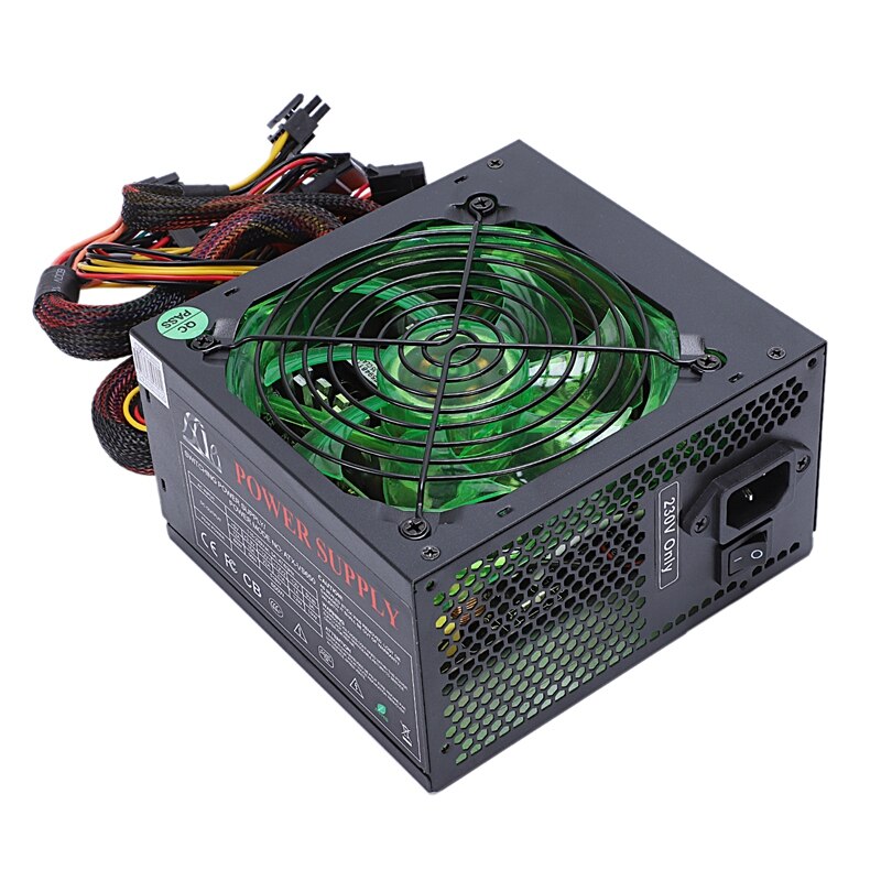 170-260V Max 600W Netzteil Netzteil 12Cm Pfc Leise Lüfter 24Stift 12V Pc Computer sata Spielen Pc Netzteil Für Intel Für Amd Com