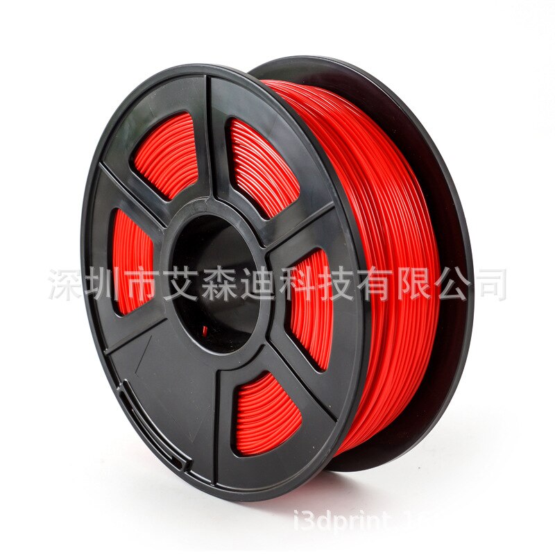 Filament 3D Printing PLA Polymer Composite Material 1.75mm1kg Has Better Temperature Resistance Impact Strength Gloss Smooth: red