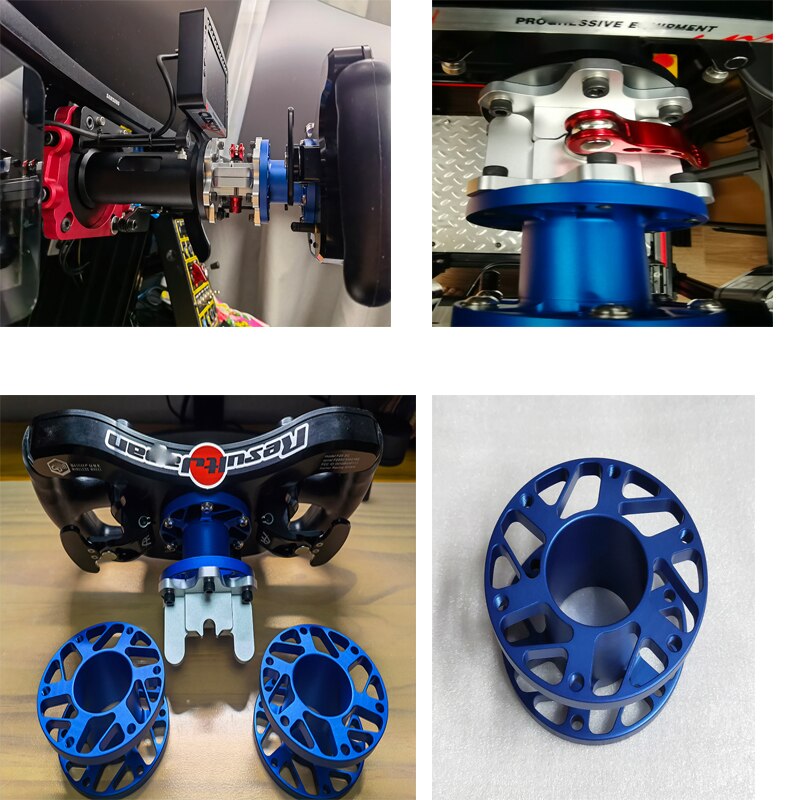 50mm booster-pads aus aluminiumlegierung für simagic/thrustmaster/logitech  g29/g923 70mm pcd-modifizierte lenkräder für rennspiele