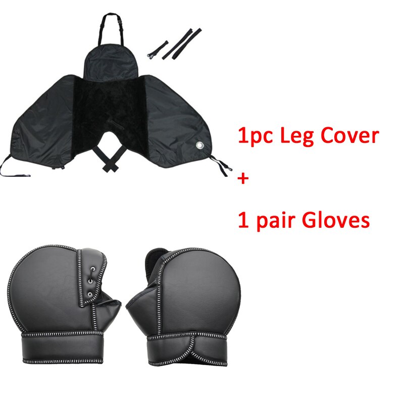 Motorcycle Gloves handlebar levers gloves Scooter Hand Bar Winter Gloves ATV Fur Mitts Motorbike Quad Bike Waterproof leg cover