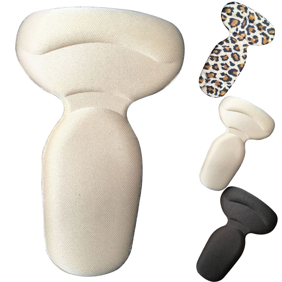 1 Paar T-Vorm Inlegzolen Hoge Hak Schoenen Pads Zachte Spons Cushoin Foot Protector Schoen Lift