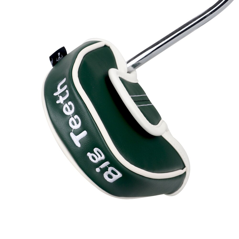 Golf Mallet Headcover Putter Cover Magnetic Lucky Clover Half Mallet Headcover