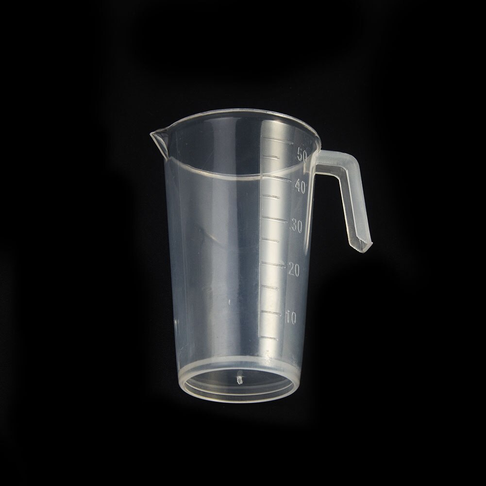 1/2pcs Measure Jug Pour Spout Surface Kitchen Laboratory Measuring Cup Scale Transparent Cooking Tool 20/30/50/300/500/1000ML: 1pc 50ml