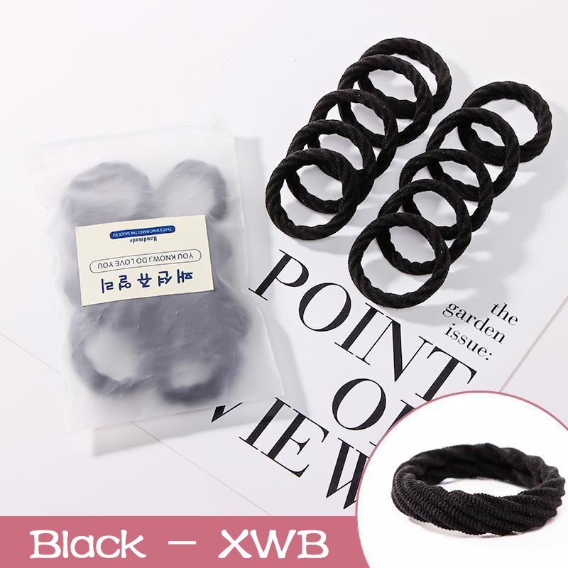 Diademas elásticas básicas simples para mujer y niña, lazos, coleteros, bandas de goma, diadema de , accesorios para el cabello,: Rojo