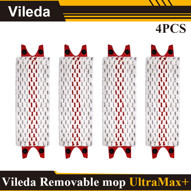 For Vileda UltraMax Microfiber Floor Mop Pad Reusable Flat Spin Mop Cloth Replacement Quick Drying Machine Washable: light green