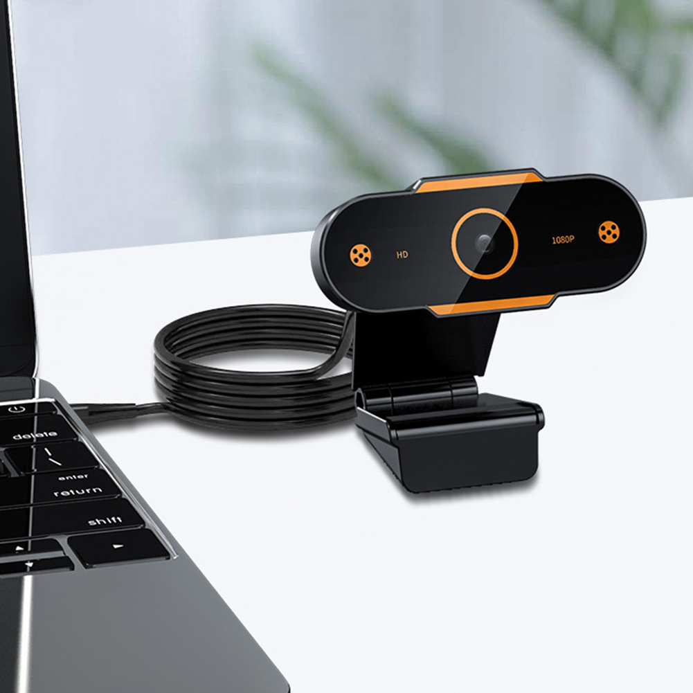 Câmera webcam de computador usb 4k-480p hd foco automático webcam cmos câmera de pc com microfone para chamadas de vídeo rede ensino reunião