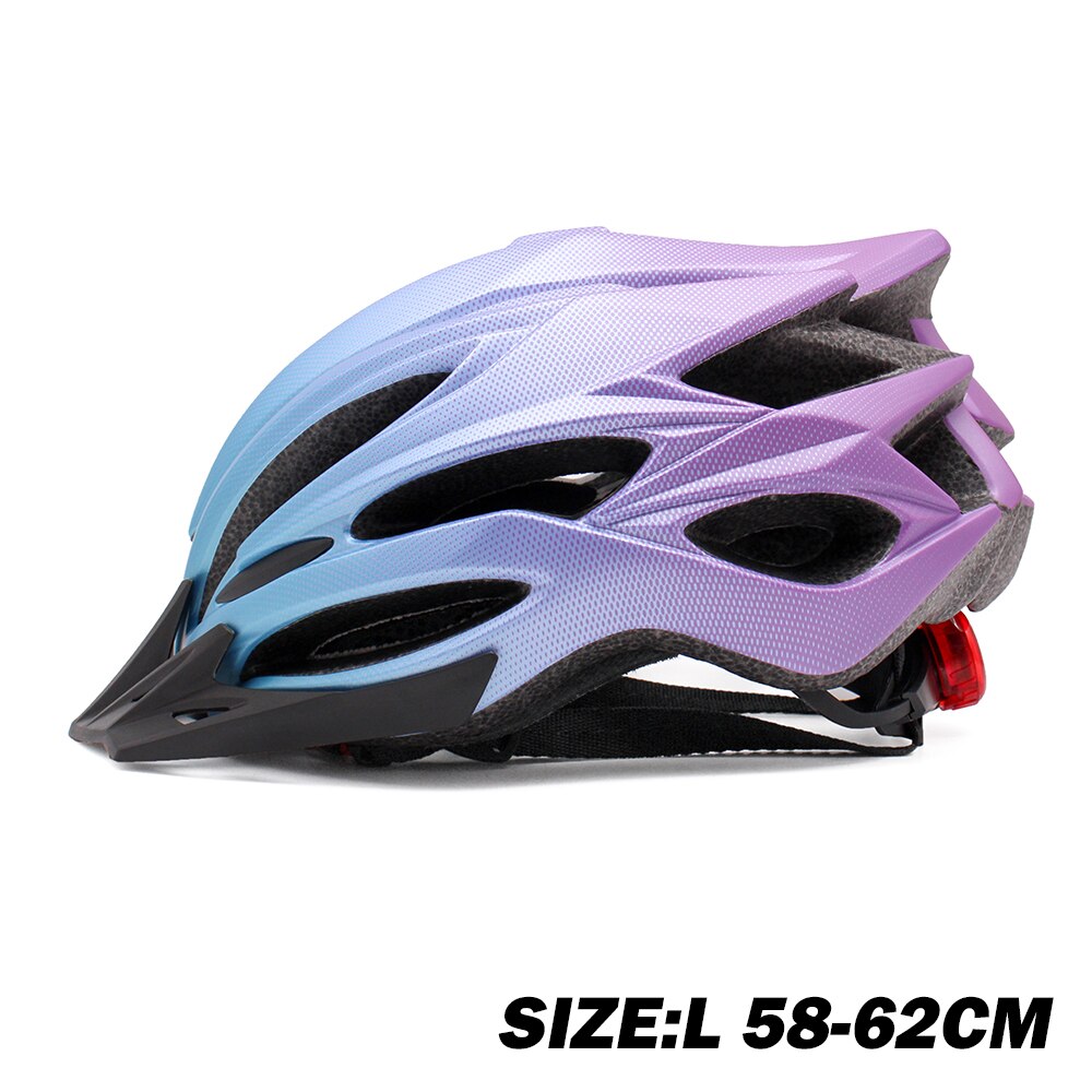 Casco de ciclismo de montaña para hombre y mujer, con luz y visera, para Cross-Country, XC trail: colour1