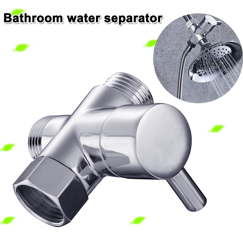 G1/2 Interface Douche Arm Omstelkraan Handdouche Hoofd En Vaste Sproeikop Chrome Moer Type Douche diverter Voor Douche